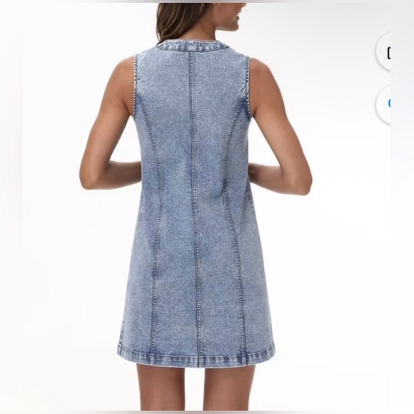 NWT Frye Denim Sleeveless Stretch Dress XXL - Picture 2 of 7